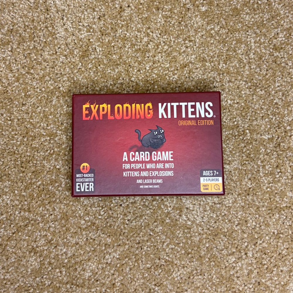 Exploding Kittens Card Game - Red Box (Original Edition)